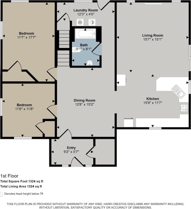 5826 W 124th St, Grant, MI 49327 - floor plan / room layout