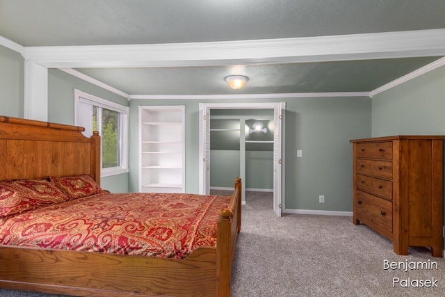 5826 W 124th St, Grant, MI 49327 - carpeted bedroom featuring ornamental molding and baseboards