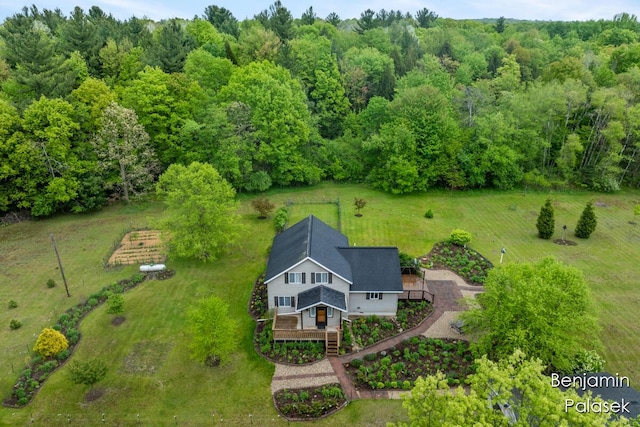 5826 W 124th St, Grant, MI 49327 - aerial view of property and surrounding area with a forest