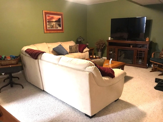 5883 Thistlewood Ave, Scotts, MI 49088 - living area with carpet flooring