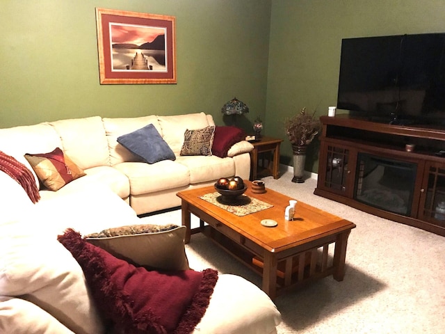 5883 Thistlewood Ave, Scotts, MI 49088 - living area with carpet floors