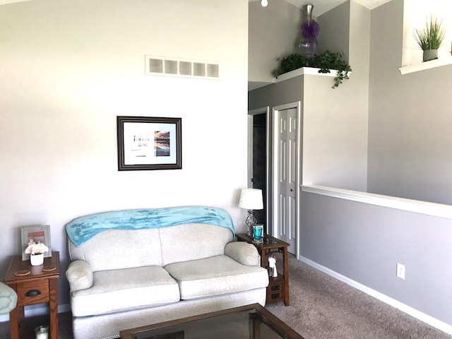 5883 Thistlewood Ave, Scotts, MI 49088 - carpeted living area with baseboards