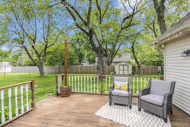 1411 Vollar Dr, Flint, MI 48532 - view of wooden terrace