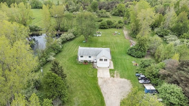 1977 Shipman Rd, Oxford, MI 48371 - view of subject property with a nearby body of water