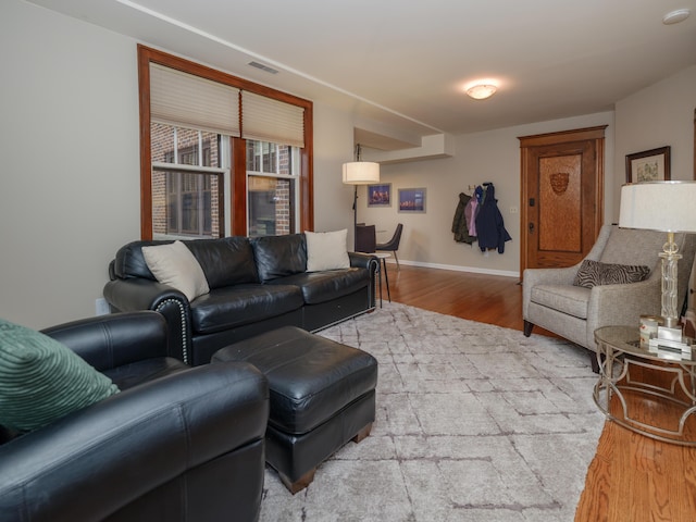 471 W S St Unit 207, Kalamazoo, MI 49007 - living area with wood finished floors and baseboards
