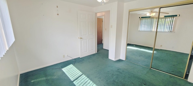 6121 Eldon Rd, Mount Morris, MI 48458 - unfurnished bedroom featuring carpet floors, a closet, and baseboards