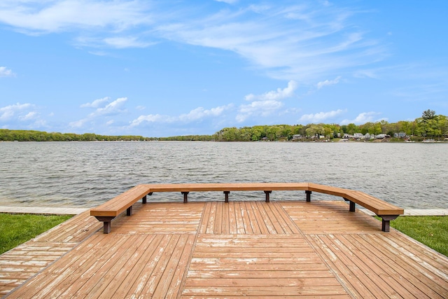 7394 N Keating Dr, Walkerville, MI 49459 - dock area with a water view