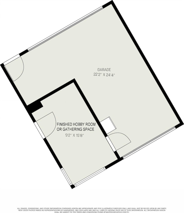 7394 N Keating Dr, Walkerville, MI 49459 - property floor plan