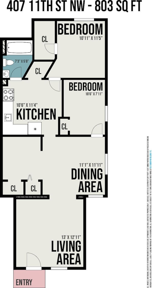 407 11th St NW Unit 409, Grand Rapids, MI 49504 - room layout