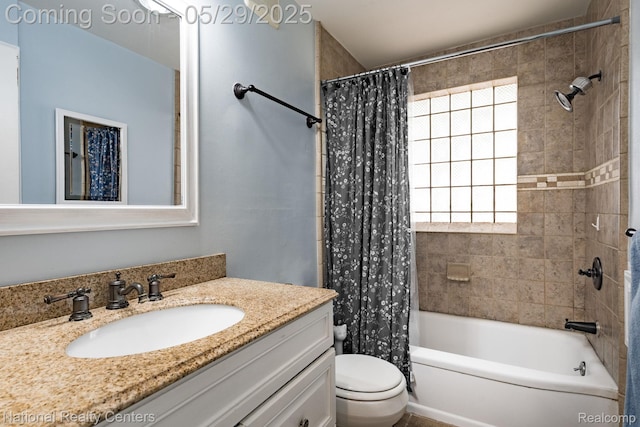 3027 Ferris Ave, Royal Oak, MI 48073 - full bathroom with vanity, toilet, and shower / bath combo