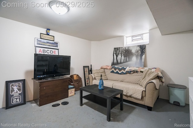 3027 Ferris Ave, Royal Oak, MI 48073 - living area featuring concrete floors