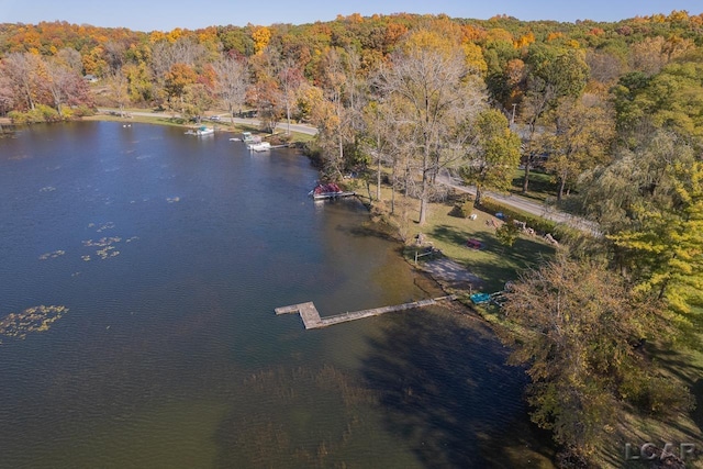 10623 Springville Hwy, Onsted, MI 49265 - aerial overview of property's location with a forest and a nearby body of water