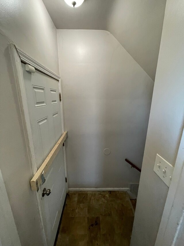 16500 Eastburn St, Detroit, MI 48205 - stairway featuring lofted ceiling