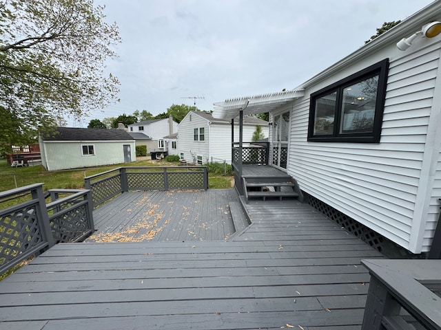 42811 Wilmington Dr, Sterling Heights, MI 48313 - deck with a pergola