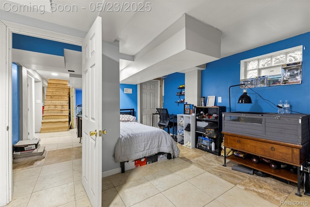 7295 Gartner St, Detroit, MI 48209 - bedroom with tile patterned floors