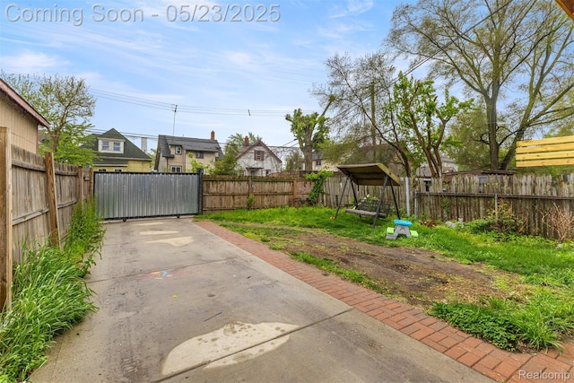 7295 Gartner St, Detroit, MI 48209 - fenced yard featuring a gate