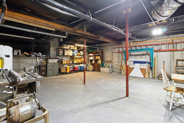 1797 Lawrence Dr, Bitely, MI 49309 - view of unfinished basement