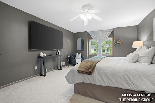 7359 Cascade Woods Dr SE, Grand Rapids, MI 49546 - carpeted bedroom with baseboards and ceiling fan