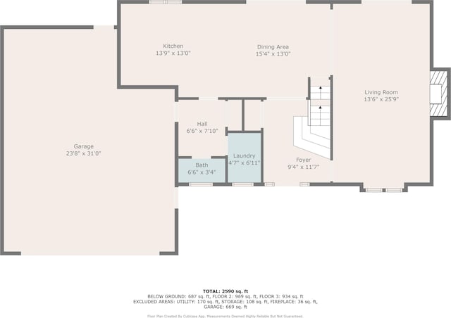 7359 Cascade Woods Dr SE, Grand Rapids, MI 49546 - property floor plan
