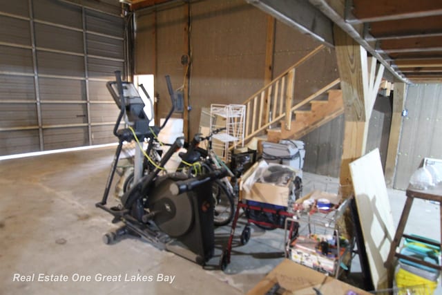 4141 Sagatoo Rd, Standish, MI 48658 - view of garage