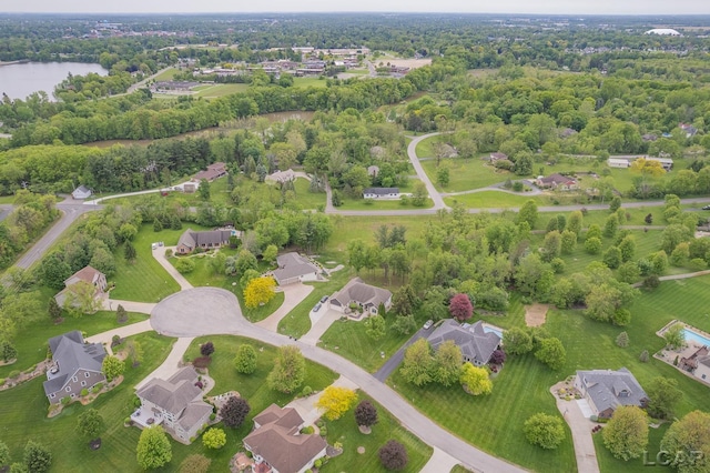 3079 Windmill Ct, Adrian, MI 49221 - aerial perspective of suburban area featuring a nearby body of water