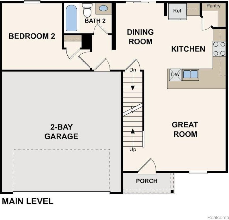 2205 Gunnison Ln, Monroe, MI 48162 - home floor plan