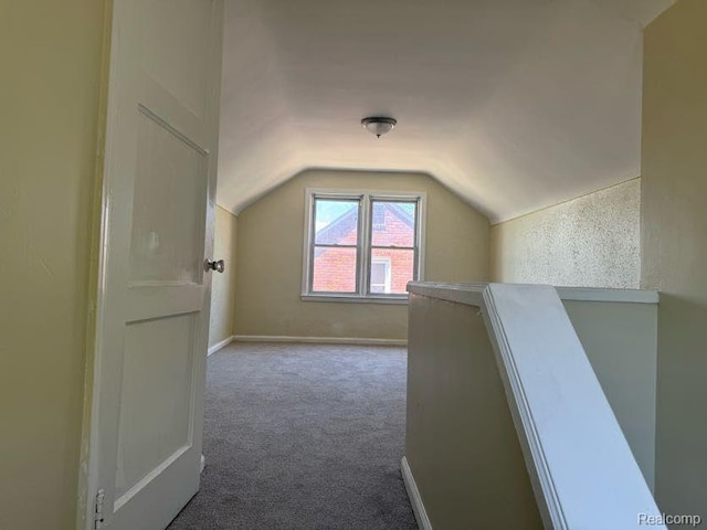 6106 Cadieux Rd, Detroit, MI 48224 - additional living space featuring lofted ceiling, carpet, and baseboards