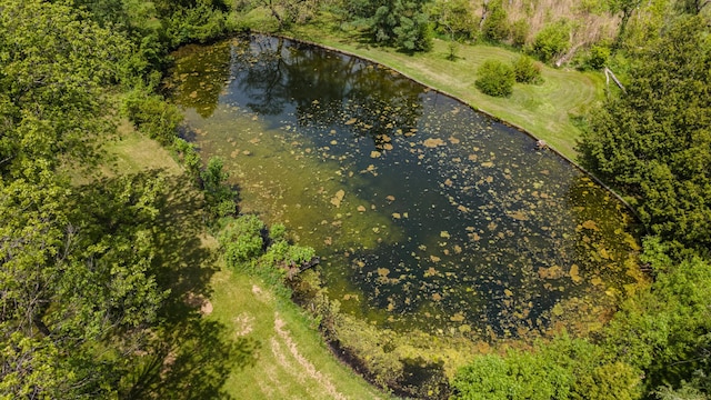 10827 N 12th St, Plainwell, MI 49080 - aerial view of property and surrounding area with a large body of water