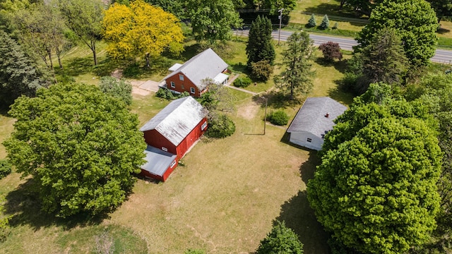 10827 N 12th St, Plainwell, MI 49080 - view from above of property