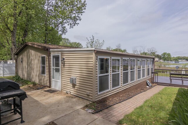 10303 Walnut Dr, Three Rivers, MI 49093 - rear view of property featuring a patio area
