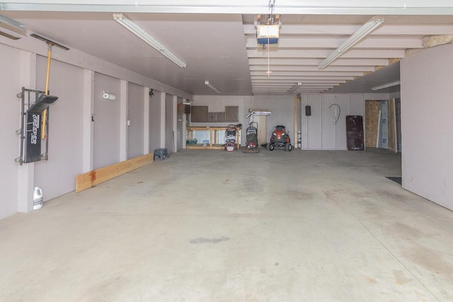 10303 Walnut Dr, Three Rivers, MI 49093 - garage with a garage door opener