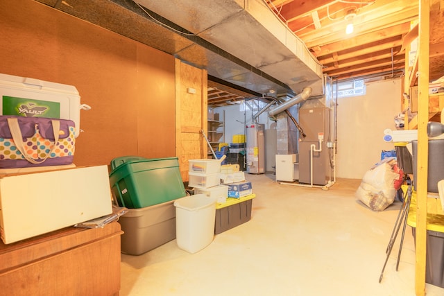 14607 Stratford, Shelby Twp, MI 48315 - below grade area with water heater and heating unit