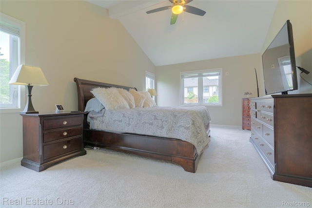 14607 Stratford, Shelby Twp, MI 48315 - bedroom featuring light carpet, baseboards, and a ceiling fan