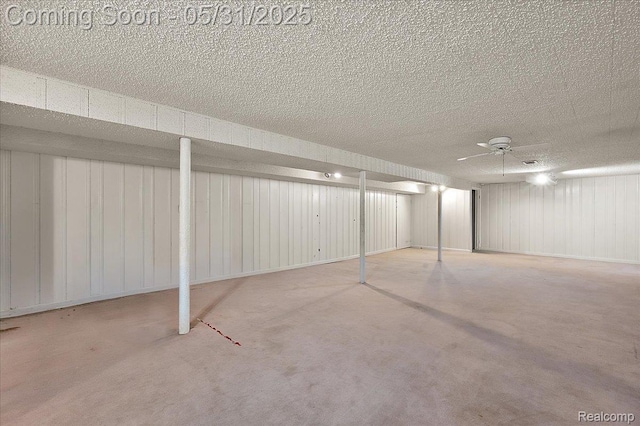 2920 Pinto Dr, Commerce Twp, MI 48382 - finished below grade area with a ceiling fan