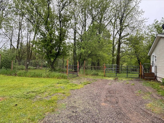 815 Hyatt St, Eaton Rapids, MI 48827 - view of yard with a gate