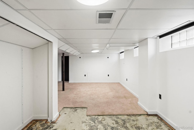 99 Wenonah Dr, Pontiac, MI 48341 - basement featuring carpet and baseboards