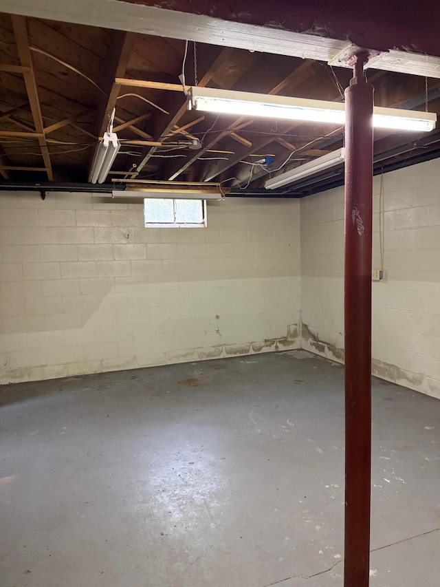 3104 Chippewa Hwy, Manistee, MI 49660 - view of unfinished basement