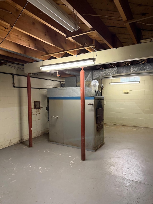 3104 Chippewa Hwy, Manistee, MI 49660 - view of unfinished basement