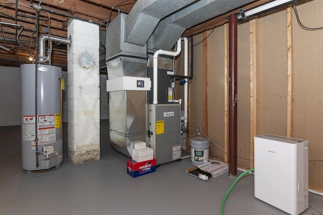 455 N Centre St, Schoolcraft, MI 49087 - utilities featuring water heater and heating unit