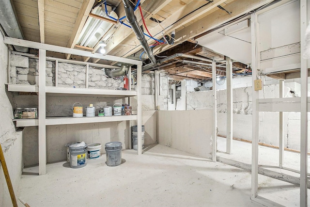 329 N Liberty St, Marshall, MI 49068 - view of unfinished basement