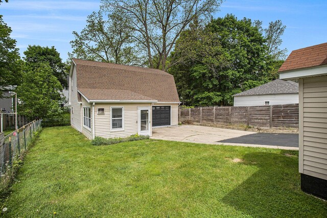 329 N Liberty St, Marshall, MI 49068 - view of yard featuring a patio area and an outdoor structure