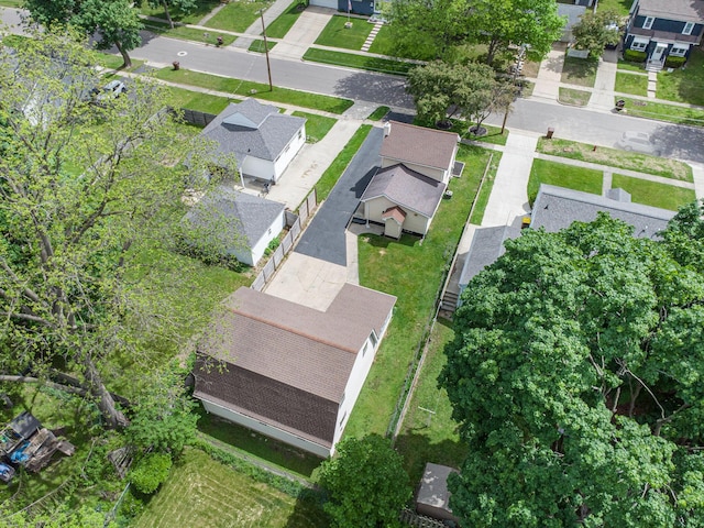 329 N Liberty St, Marshall, MI 49068 - aerial overview of property's location with nearby suburban area