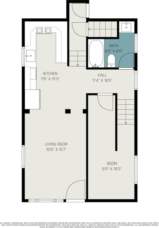 329 N Liberty St, Marshall, MI 49068 - property floor plan