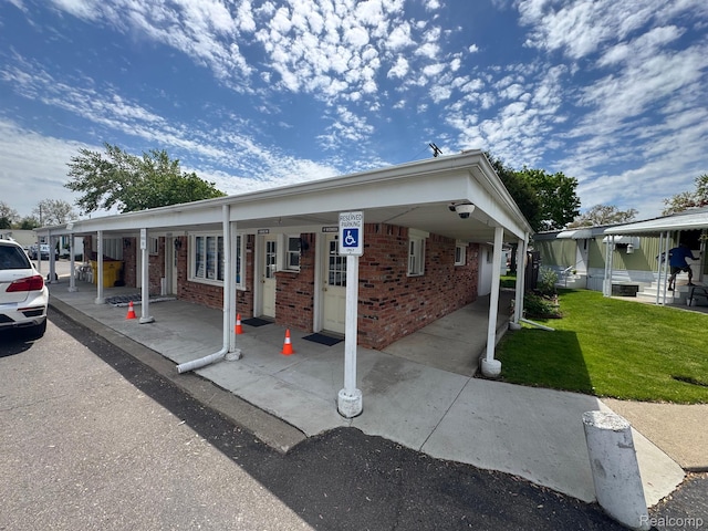 32 3rd St, Dearborn Heights, MI 48127 - view of front of home featuring a front yard and brick siding