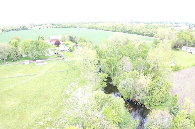 2430 S 4 Mile Rd, Kawkawlin, MI 48631 - overview of rural landscape with a nearby body of water