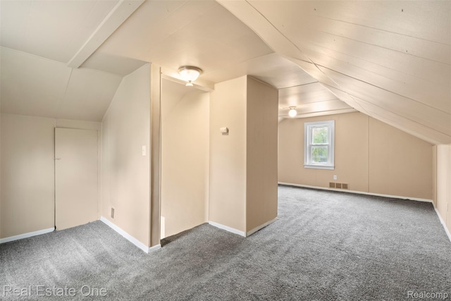 8492 Meadow Ave, Warren, MI 48089 - bonus room featuring carpet, lofted ceiling, and baseboards