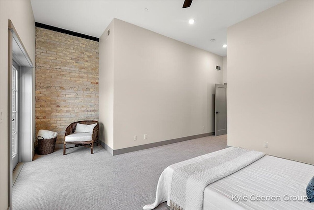 52 E 8th St Ste 210, Holland, MI 49423 - bedroom with carpet and ceiling fan