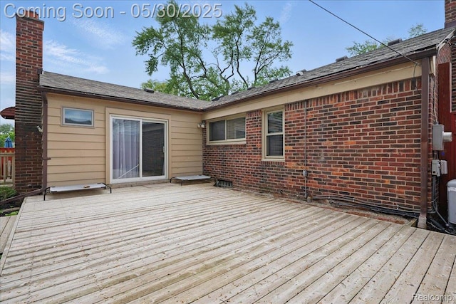 4412 Cooper Ave, Royal Oak, MI 48073 - view of wooden terrace