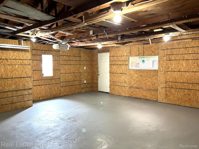 14620 Trenton Rd, Southgate, MI 48195 - basement with a garage and healthy amount of natural light