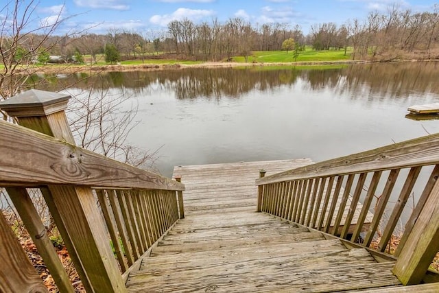 2942 White Oaks Ln, Buchanan, MI 49107 - dock featuring a water view